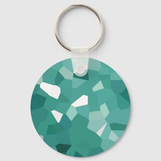 Blauwe kristallen sleutelhanger (Voorkant)