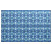 Blauwe kristallen stof (Yard (91,4 cm))