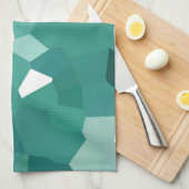 Blauwe kristallen theedoek (Quarter Fold)