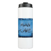 Blauwe kristallen thermosbeker (Voorkant)