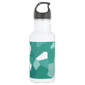 Blauwe kristallen waterfles  (Voorkant)