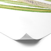 blauwe krokodillen waterverf schilderen poster (Hoek)