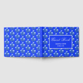 Blauwe Krokussen Bruiloft Gastenboek (Volledig)