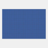 Blauwe kronkelharten, pom Poms, Megafone Pattern Inpakpapier Vel (Voorkant 2)