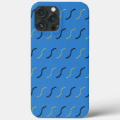 Blauwe kronkels Case-Mate iPhone case (Achterkant)