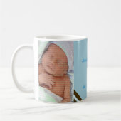 Blauwe Kroon Baby Fotocollage Mok (Links)