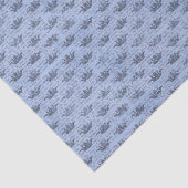 Blauwe kroon tissuepapier (Detail)