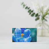 Blauwe kroonVisitekaartjes Visitekaartje (Staand voorkant)