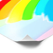 BLAUWE KROSS EN BUTTERFLY ISAIAH 41:10 FOTO AFDRUK (Hoek)