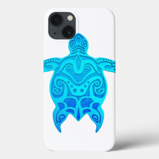 Blauwe kruidenschildpad Case-Mate iPhone case (Achterkant)