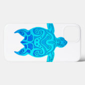Blauwe kruidenschildpad Case-Mate iPhone case (Achterkant (horizontaal))