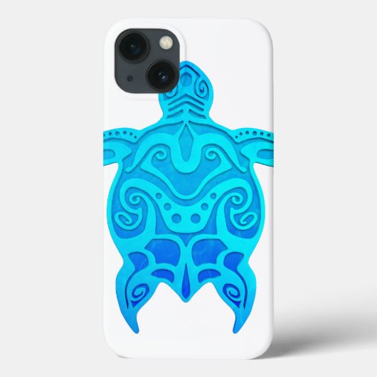 Blauwe kruidenschildpad Case-Mate iPhone case (Achterkant)