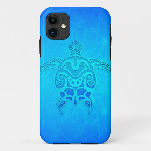 Blauwe kruidenschildpad Case-Mate iPhone case (Achterkant)