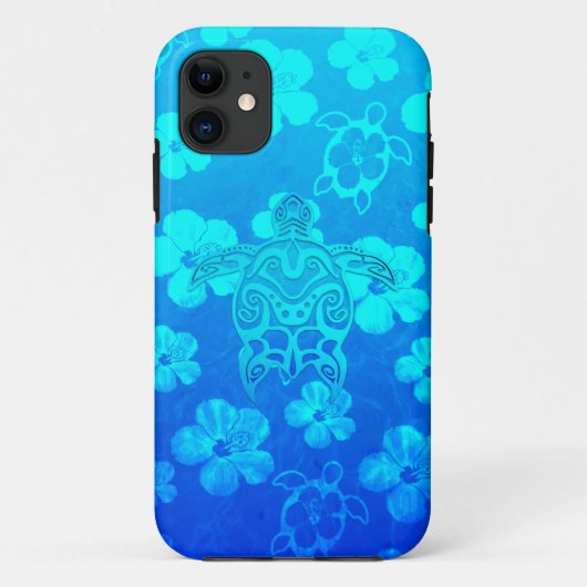 Blauwe kruidenschildpad Case-Mate iPhone case (Achterkant)