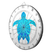 Blauwe kruidenschildpad dartbord (Voorkant Rechts)