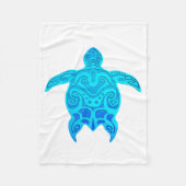 Blauwe kruidenschildpad fleece deken (Voorkant)
