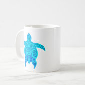 Blauwe kruidenschildpad koffiemok (Voorkant links)