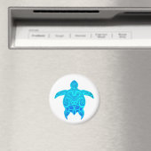 Blauwe kruidenschildpad magneet (Insitu (Vaatwasser))