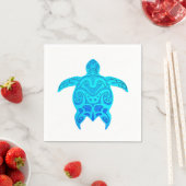 Blauwe kruidenschildpad servetten (Insitu)