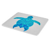 Blauwe kruidenschildpad snijplank (Hoek)