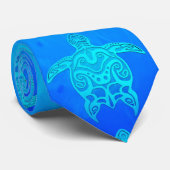 Blauwe kruidenschildpad stropdas (Opgerold)