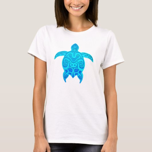 Blauwe kruidenschildpad t-shirt (Voorkant)