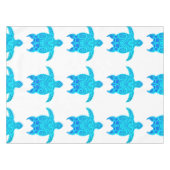 Blauwe kruidenschildpad tafelkleed (Voorkant (Horizontaal))
