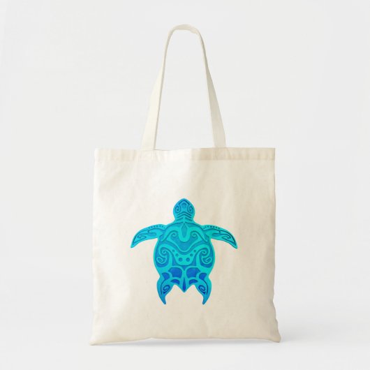 Blauwe kruidenschildpad tote bag (Voorkant)