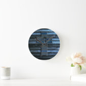 Blauwe kruis ronde klok (Huis)