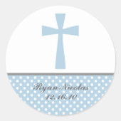 Blauwe kruis Stickers (Voorkant)