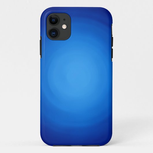 Blauwe kunst Case-Mate iPhone case (Achterkant)