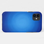 Blauwe kunst Case-Mate iPhone case (Achterkant (horizontaal))