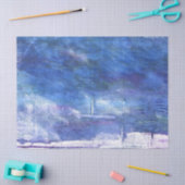 Blauwe kunst tissuepapier (Craft)