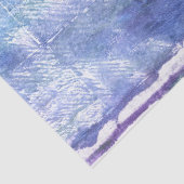 Blauwe kunst tissuepapier (Detail)