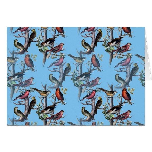 Blauwe  Kunstvogels accessoires LeahG (Voorkant Horizontaal)