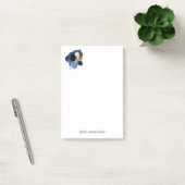 Blauwe kust bloemige Japandi alle gelegenheden bla Post-it® Notes (Kantoor)