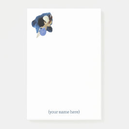 Blauwe kust bloemige Japandi alle gelegenheden bla Post-it® Notes