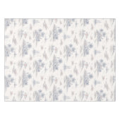 Blauwe Kust Franse Toile Tafelkleed (Voorkant (Horizontaal))