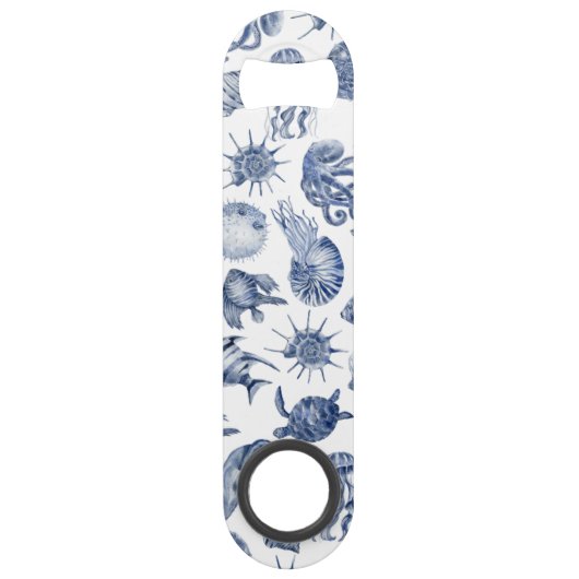 blauwe kust speed flessenopener (Achterkant)