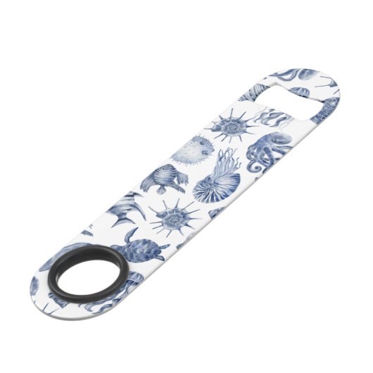 blauwe kust speed flessenopener (Achterkant Gekanteld)