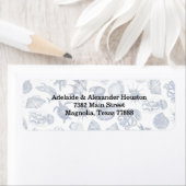 Blauwe kust trouwadres etiket (Insitu)