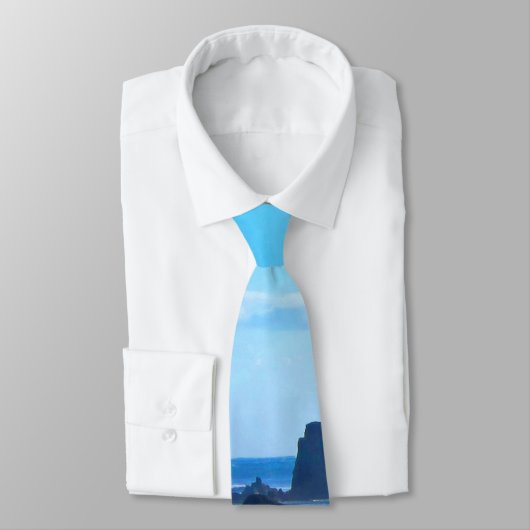 Blauwe kust van de Stille Oceaan Stropdas (Gebonden)