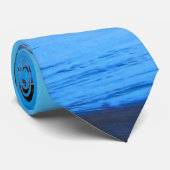 Blauwe kust van de Stille Oceaan Stropdas (Opgerold)