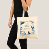 Blauwe kustcowgirl tote bag (Voorkant (product))