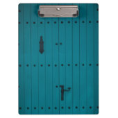 Blauwe kustdeur uit Costa Brava Spanje Klembord (Voorkant)