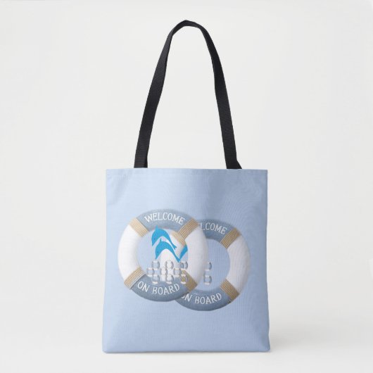 Blauwe Kustdolfijnen  Tote Bag (Voorkant)