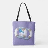 Blauwe Kustdolfijnen  Tote Bag (Achterkant)