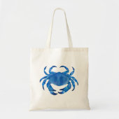 Blauwe kustkrab tote bag (Voorkant)