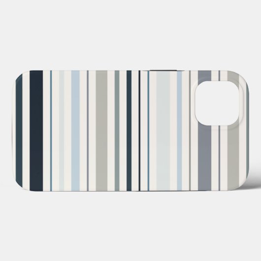 Blauwe Kuststrepen Case-Mate iPhone Case (Achterkant (horizontaal))