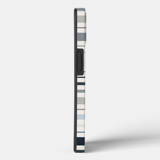 Blauwe Kuststrepen Case-Mate iPhone Case (Achterkant / Rechts)